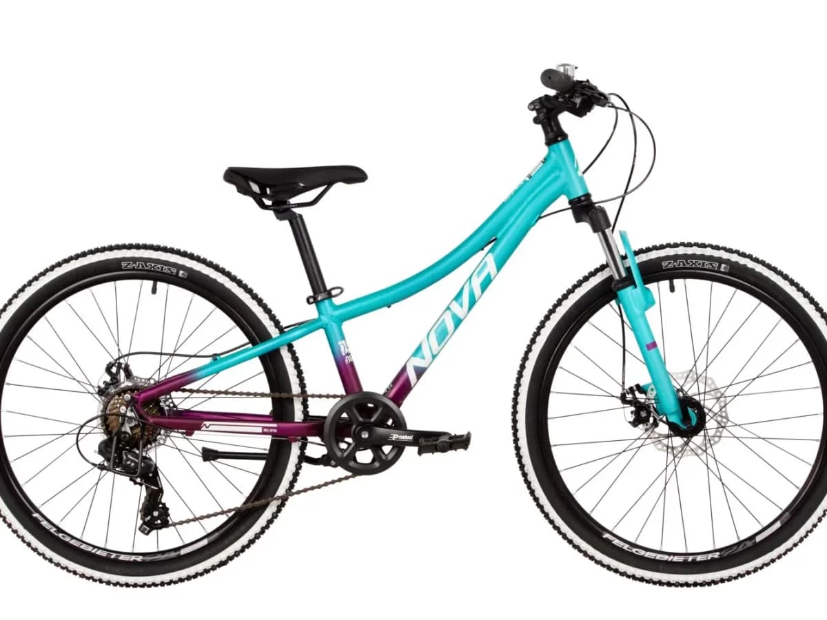 Фото 1 — NOVATRACK Katrina 7.D 24" 2025 зелёный-фиолетовый зелёный-фиолетовый