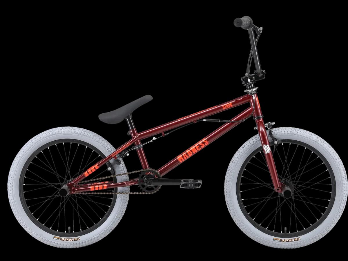 Фото 1 — Stark Madness BMX 3 2025 бордовый/оранжевый/серый бордовый/оранжевый/серый