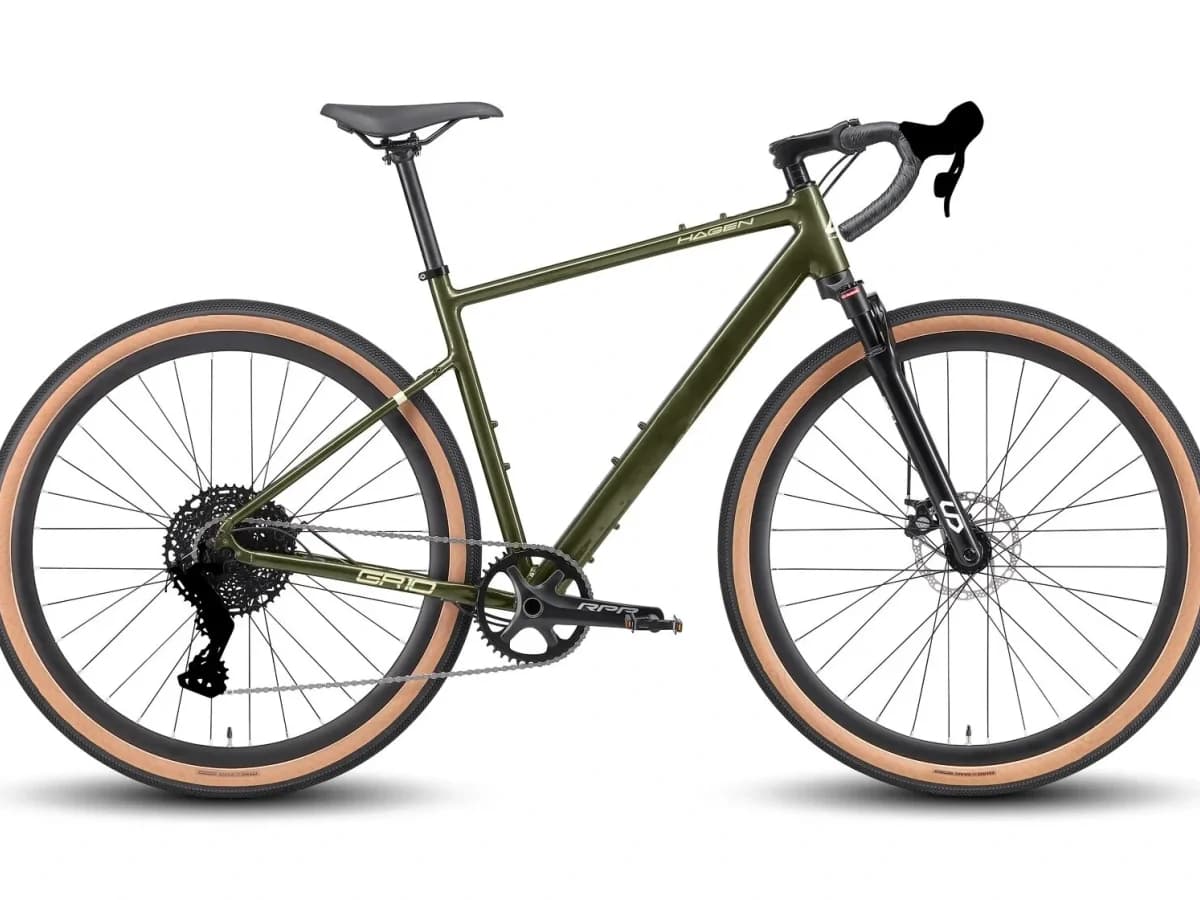 Фото 1 — Hagen GR 10 Air 700C 2025 зеленый хаки, металлик зеленый хаки, металлик