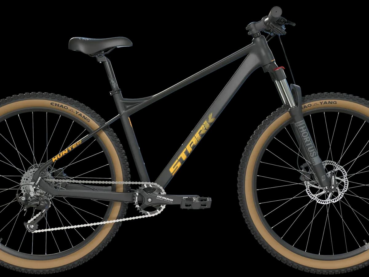 Фото 1 — Stark Hunter 29.3 HD 2025 черный матовый/теплый желтый черный матовый/теплый желтый